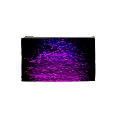 Magenta Waves Flow Series 1 Cosmetic Bag (small) by DimitriosArt