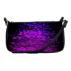 Magenta Waves Flow Series 1 Shoulder Clutch Bag by DimitriosArt