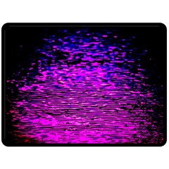 Magenta Waves Flow Series 1 Double Sided Fleece Blanket (large)  by DimitriosArt