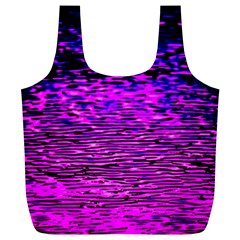 Magenta Waves Flow Series 1 Full Print Recycle Bag (xl) by DimitriosArt