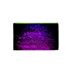 Magenta Waves Flow Series 1 Cosmetic Bag (xs) by DimitriosArt