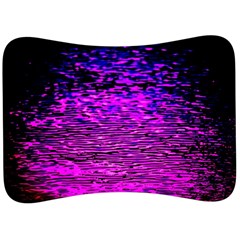 Magenta Waves Flow Series 1 Velour Seat Head Rest Cushion by DimitriosArt