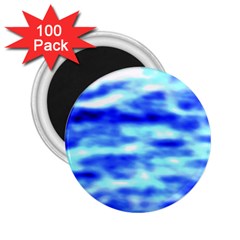 Blue Waves Flow Series 5 2 25  Magnets (100 Pack)  by DimitriosArt