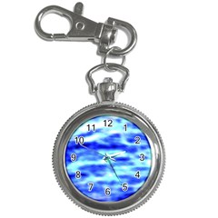 Blue Waves Flow Series 5 Key Chain Watches by DimitriosArt