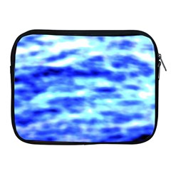 Blue Waves Flow Series 5 Apple Ipad 2/3/4 Zipper Cases by DimitriosArt