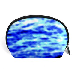 Blue Waves Flow Series 5 Accessory Pouch (large) by DimitriosArt