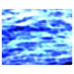 Blue Waves Flow Series 5 Double Sided Flano Blanket (Medium)  60 x50  Blanket Front