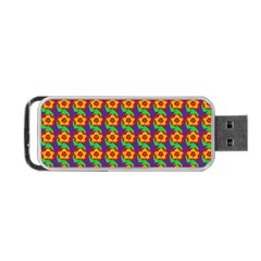 Floral Portable Usb Flash (two Sides) by Sparkle