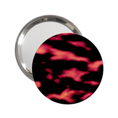 Red Waves Flow Series 5 2 25  Handbag Mirrors by DimitriosArt