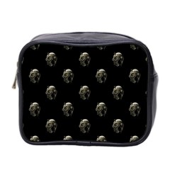 Creepy Head Sculpture With Respirator Motif Pattern Mini Toiletries Bag (two Sides)