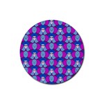 Abstract Rubber Coaster (Round) Front