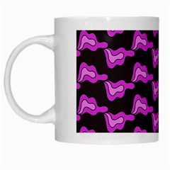 Abstract Waves White Mugs by SychEva