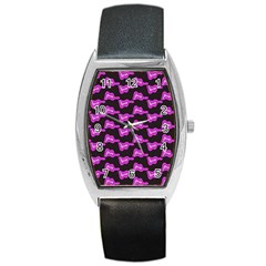 Abstract Waves Barrel Style Metal Watch by SychEva