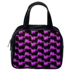 Abstract Waves Classic Handbag (one Side) by SychEva