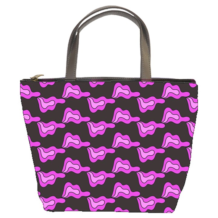 Abstract Waves Bucket Bag