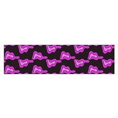 Abstract Waves Satin Scarf (oblong)