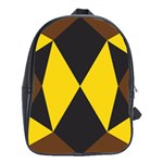 Abstract pattern geometric backgrounds   School Bag (Large) Front