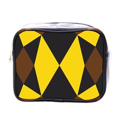 Abstract Pattern Geometric Backgrounds   Mini Toiletries Bag (one Side) by Eskimos