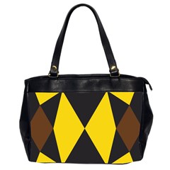 Abstract Pattern Geometric Backgrounds   Oversize Office Handbag (2 Sides) by Eskimos