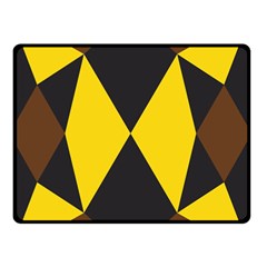 Abstract Pattern Geometric Backgrounds   Double Sided Fleece Blanket (small)  by Eskimos