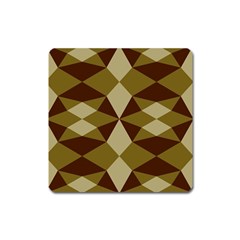 Abstract Pattern Geometric Backgrounds   Square Magnet by Eskimos