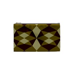 Abstract Pattern Geometric Backgrounds   Cosmetic Bag (small) by Eskimos