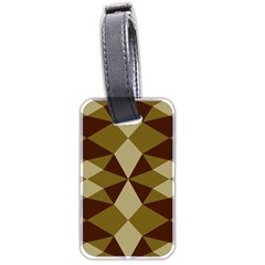 Abstract Pattern Geometric Backgrounds   Luggage Tag (two Sides) by Eskimos