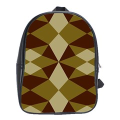 Abstract Pattern Geometric Backgrounds   School Bag (xl) by Eskimos