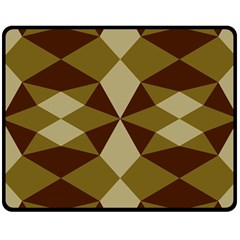 Abstract Pattern Geometric Backgrounds   Double Sided Fleece Blanket (medium)  by Eskimos