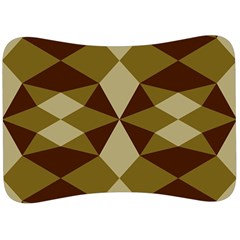 Abstract Pattern Geometric Backgrounds   Velour Seat Head Rest Cushion by Eskimos