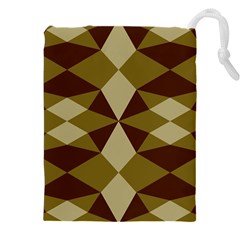 Abstract Pattern Geometric Backgrounds   Drawstring Pouch (4xl) by Eskimos