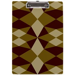 Abstract Pattern Geometric Backgrounds   A4 Clipboard by Eskimos