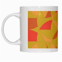 Abstract Pattern Geometric Backgrounds   White Mugs by Eskimos