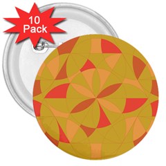 Abstract Pattern Geometric Backgrounds   3  Buttons (10 Pack)  by Eskimos