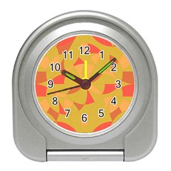 Abstract Pattern Geometric Backgrounds   Travel Alarm Clock by Eskimos