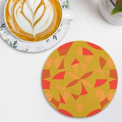 Abstract Pattern Geometric Backgrounds   Uv Print Round Tile Coaster by Eskimos