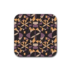 Abstract Pattern Geometric Backgrounds   Rubber Coaster (square) by Eskimos