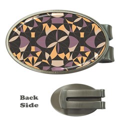 Abstract Pattern Geometric Backgrounds   Money Clips (oval)  by Eskimos