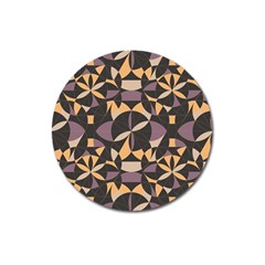 Abstract Pattern Geometric Backgrounds   Magnet 3  (round) by Eskimos