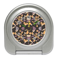 Abstract Pattern Geometric Backgrounds   Travel Alarm Clock by Eskimos