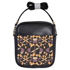 Abstract Pattern Geometric Backgrounds   Girls Sling Bag by Eskimos