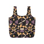 Abstract pattern geometric backgrounds   Full Print Recycle Bag (S) Front