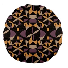 Abstract Pattern Geometric Backgrounds   Large 18  Premium Flano Round Cushions by Eskimos