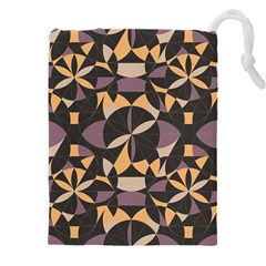 Abstract Pattern Geometric Backgrounds   Drawstring Pouch (5xl) by Eskimos