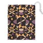 Abstract pattern geometric backgrounds   Drawstring Pouch (5XL) Front