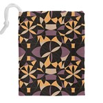 Abstract pattern geometric backgrounds   Drawstring Pouch (5XL) Back