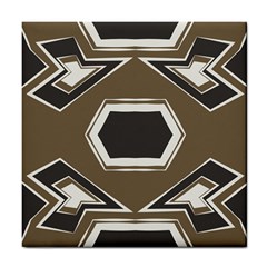 Abstract Pattern Geometric Backgrounds   Tile Coaster by Eskimos