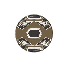 Abstract Pattern Geometric Backgrounds   Hat Clip Ball Marker (4 Pack) by Eskimos