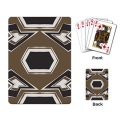 Abstract Pattern Geometric Backgrounds   Playing Cards Single Design (rectangle) by Eskimos