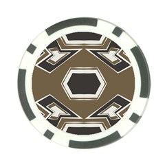 Abstract Pattern Geometric Backgrounds   Poker Chip Card Guard by Eskimos